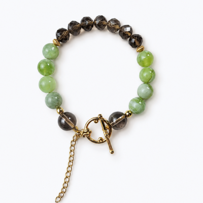 VÒNG TAY GREEN JADE CRYSTAL