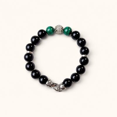 VÒNG TAY MALACHITE NOIR