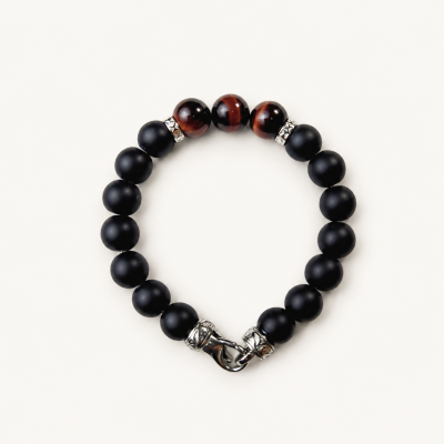 VÒNG TAY RED TIGER OBSIDIAN